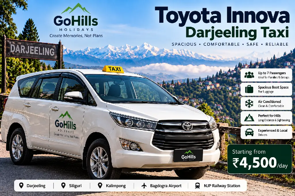GoHills Darjeeling Innova Taxi Adventure.webp